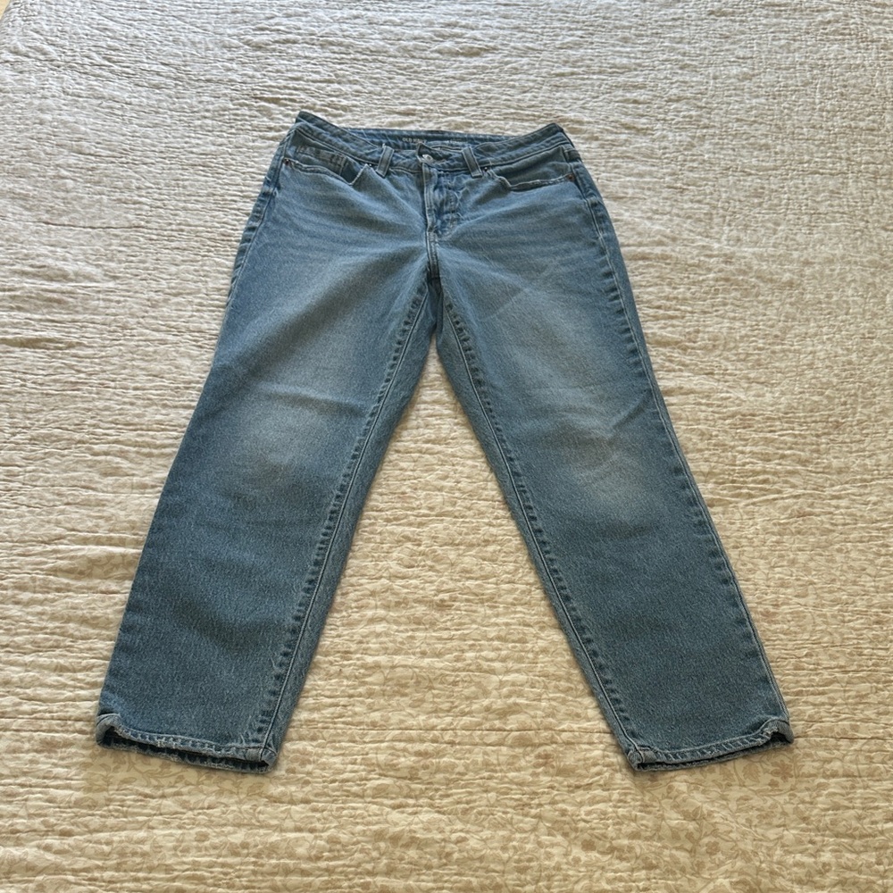 Old Navy Women's Straight Leg Blue Jeans